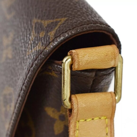 Auth LOUIS VUITTON Musette Salsa Short Shoulder Bag Monogram Brown - Picture 8 of 16